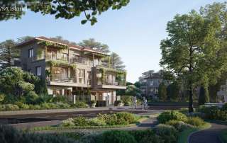 Phối cảnh biệt thự đơn lập Park Villa tại dự án Elyse IsLand Nam Long