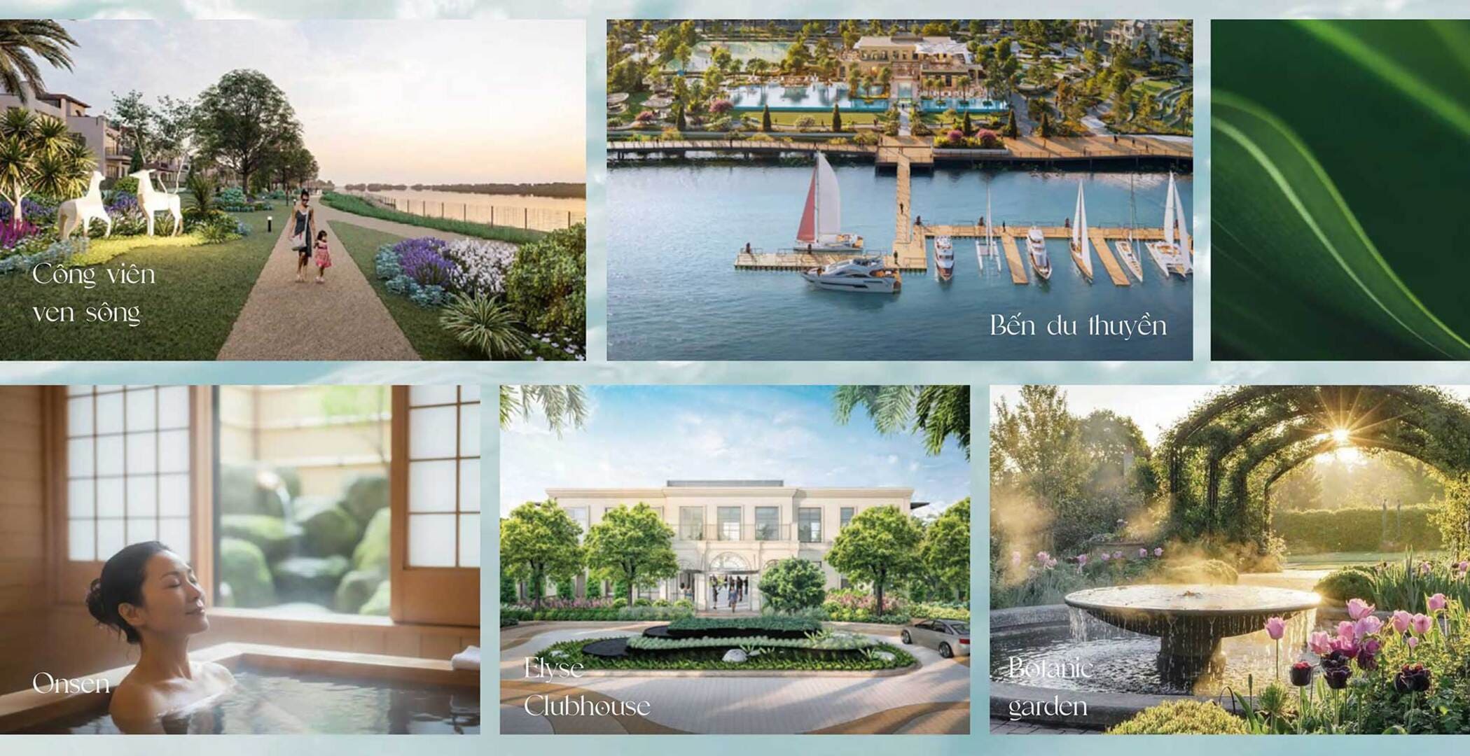 Tiện ích resort Elyse Island Đại Phước của Nam Long – Chuỗi trải nghiệm nghỉ dưỡng ven sông với hồ bơi, clubhouse, công viên và không gian wellness cao cấp