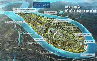 Quy hoạch tổng thể đảo Đại Phước thể hiện tầm nhìn phát triển bài bản, nơi cộng đồng tinh hoa tận hưởng nhịp sống riêng tư và hài hòa thiên nhiên.